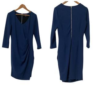 V-neck dress with sleeves by N x D